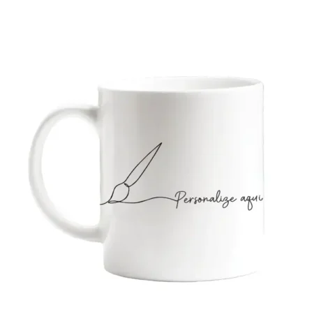Caneca de Porcelana Personalizada 300ml - Atacado