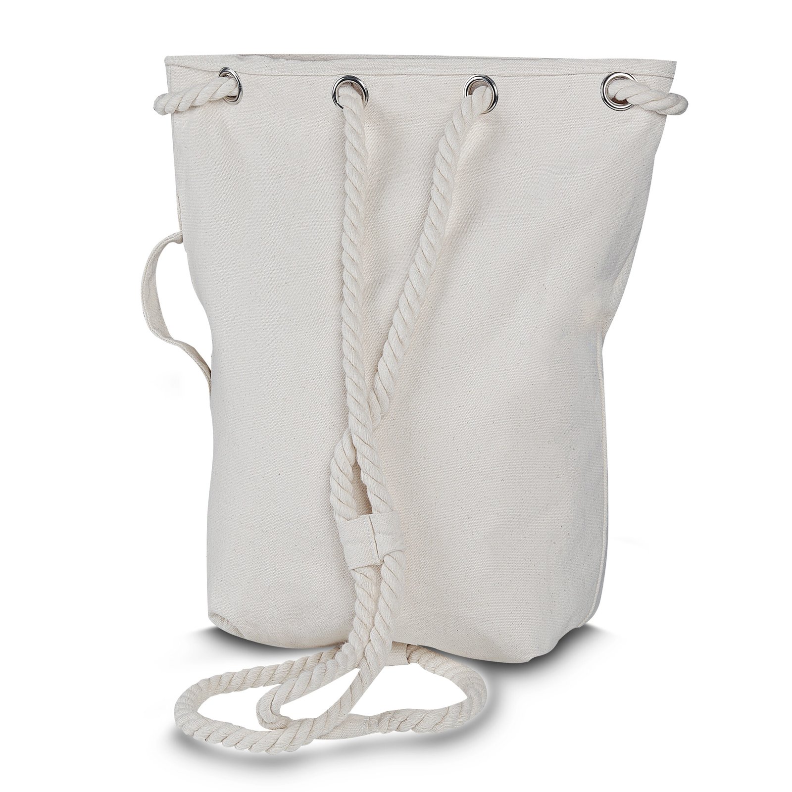 Sacola/Mochila em algodu00e3o 450g/m2 (42x35x14,5cm)
