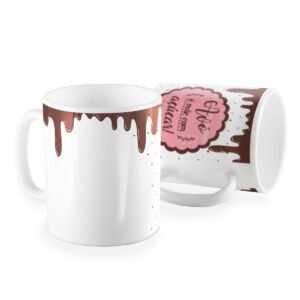 Caneca avó é mãe com açúcar doce
