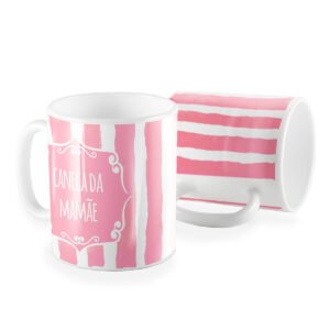 Caneca listras caneca da mamãe