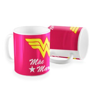 Caneca dia das Mães mãe maravilha