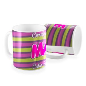 Caneca dia das mães coracao de mãe cabe todos