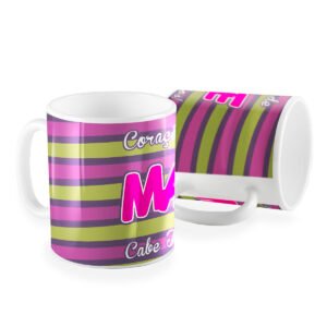 Caneca coracao de mãe cabe todos