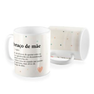 Caneca abraco de mãe