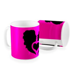 Caneca amor de mãe filho pink