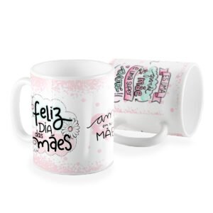 Caneca dia das Mães aquarela grande mãe