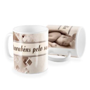 Caneca parabens pelo seu dia mãe