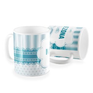 Caneca mãezona poa listrado