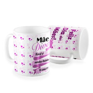Caneca mãezona diva feliz dia das Mães