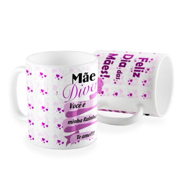 Caneca mãezona diva feliz dia das Mães