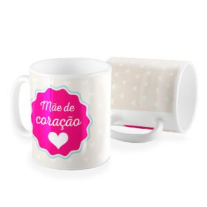 Caneca mãe no seu coracao mãe