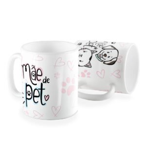 Caneca mãe de pet rosa