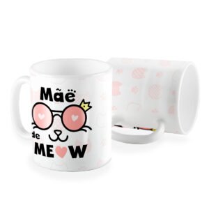 Caneca mãe de meow gato