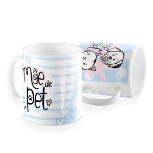 Caneca mãe de pet azul