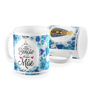 Caneca mãe aparecida bencao mãe