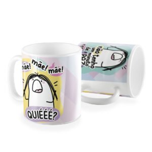Caneca Flork meme divertida mãe quie